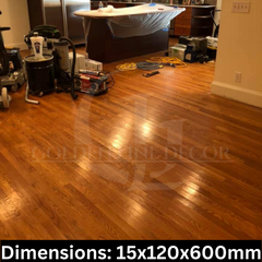 Herringbone Engineered Wooden Flooring 15mm - Natural Teak