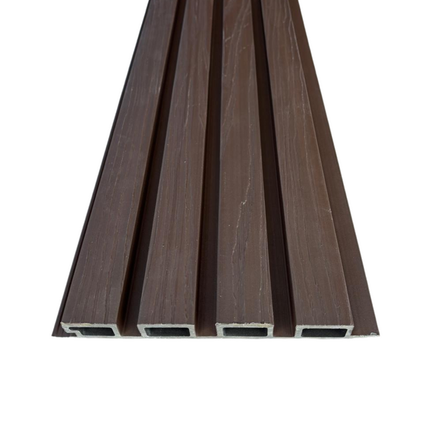 Fluto WPC Wall Cladding / Louvers - Chocolate