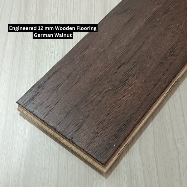 Engineered Wooden Flooring 12mm - German Walnut