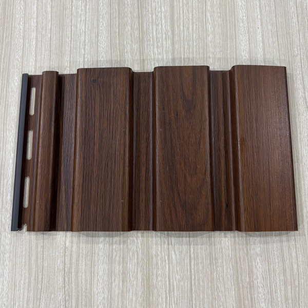 Flexi Soffit Panel 9" Louver Model Modern Walnut-2112