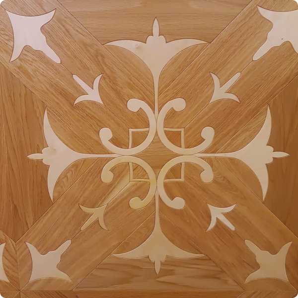 Engineered Parquet Wooden Tile 600 Series - Napoli Natural Oak