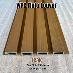 Fluto WPC Wall Cladding / Louvers - Teak