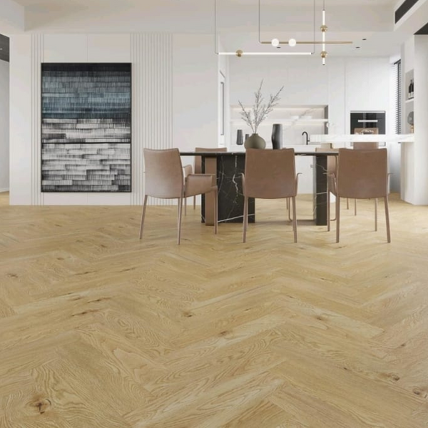 Herringbone Laminate Flooring 8mm - Trendy Oak 807