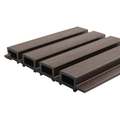 Fluto WPC Wall Cladding / Louvers - Chocolate