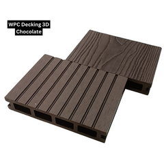 WPC Decking 3D - Chocolate