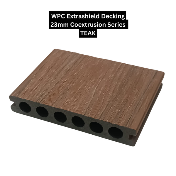 WPC Extrashield Decking Coextrusion Series- Teak