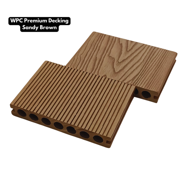 WPC Premium Decking- Sandy Brown