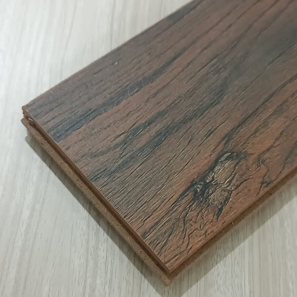 Herringbone Laminate Flooring 12mm - Elegant Teak - 88101-1