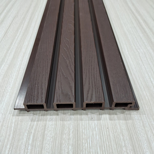 WPC 3D Louvers - Chocolate