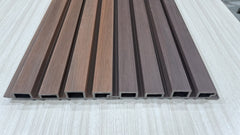 WPC Random Louvers - Chocolate