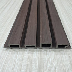 WPC Random Louvers - Chocolate