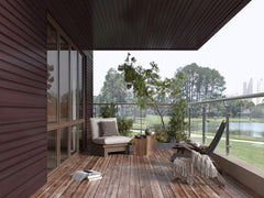 Flexi Soffit Panel 12" Twin Model Russian Oak-2208