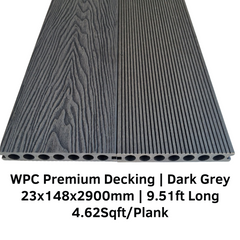 WPC Premium Decking- Dark Grey