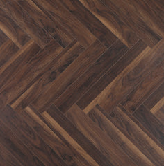 Herringbone Laminate Flooring 8mm - Smart Walnut 808