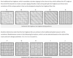 Herringbone Laminate Flooring 8mm - Classic Oak 801