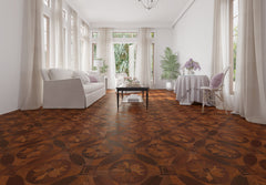 Engineered Parquet Wooden Tile Royal Teak