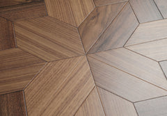 Engineered Parquet Wooden Tile Natural Walnut