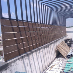 WPC Railing Solid Planks Chocolate