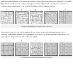 Herringbone Engineered Wooden Flooring 15mm - Natural Walnut