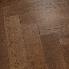 Herringbone Engineered Wooden Flooring 15mm - Caramel Oak