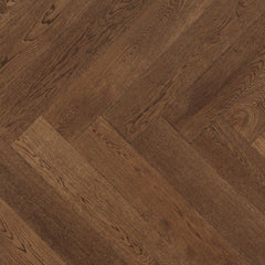 Herringbone Engineered Wooden Flooring 15mm - Caramel Oak