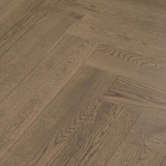 Herringbone Engineered Wooden Flooring 15mm - English Grey Drift