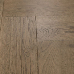 Herringbone Engineered Wooden Flooring 15mm - English Grey Drift
