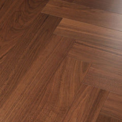 Herringbone Engineered Wooden Flooring 15mm - Natural Walnut