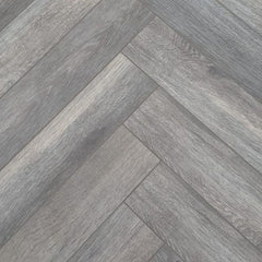 Herringbone Laminate Flooring 12mm - Silver Oak